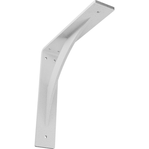 Ekena Millwork Legacy Steel Bracket, Hammered White 2"W x 12"D x 12"H BKTM02X12X12LEHWH - main